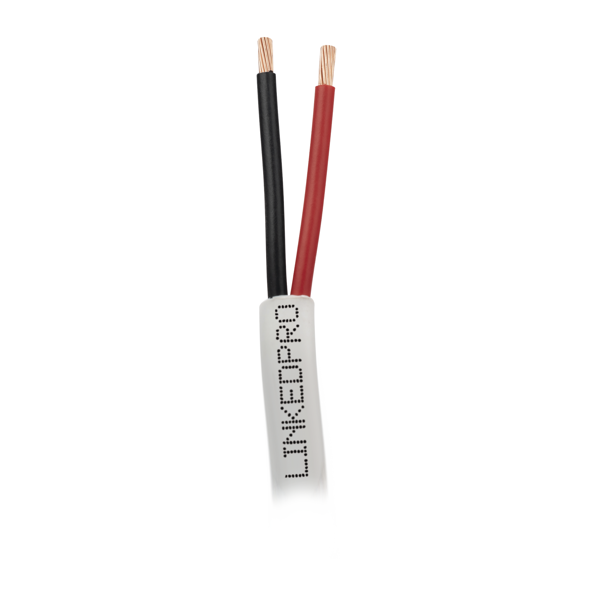 LINKEDPRO - Bobina de Cable 305 Metros (1000 Pies): 2 x 16 AWG, Color Blanco, CMR, Para Sistemas de Seguridad y Alarmas
