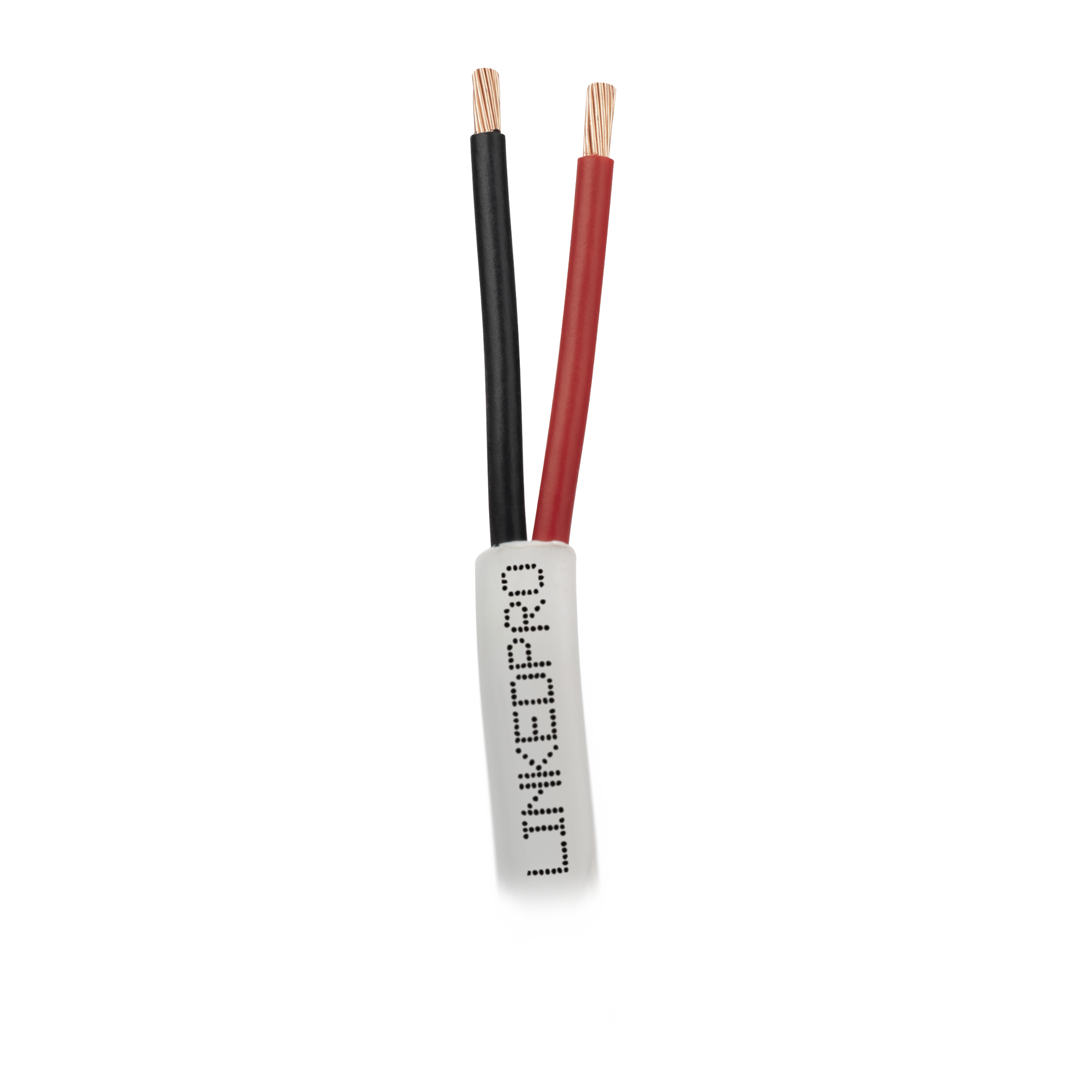 LINKEDPRO - Cable 305 Metros (1000 Pies): 2 x 18 AWG, Color Blanco, CM, Para Sistemas de Seguridad y Alarmas