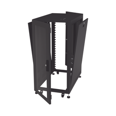 LINKEDPRO BY EPCOM - Gabinete Profesional para Telecomunicaciones de 24UR, 600 mm de Ancho x 1000 mm de Profundidad, Se envía el Gabinete Armado.