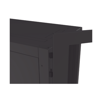 LINKEDPRO BY EPCOM - Gabinete Profesional para Telecomunicaciones de 45UR, 1200 mm Profundidad, Incluye 2 Organizadores Verticales de 45 Unidades de Rack, Se envía el Gabinete Armado.