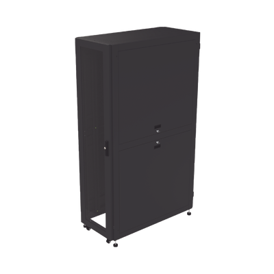 LINKEDPRO BY EPCOM - Gabinete Profesional para Telecomunicaciones de 45UR, 1200 mm Profundidad, Incluye 2 Organizadores Verticales de 45 Unidades de Rack, Se envía el Gabinete Armado.