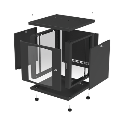 LINKEDPRO BY EPCOM - Gabinete Profesional para Telecomunicaciones de 12UR, 638 mm Profundidad.