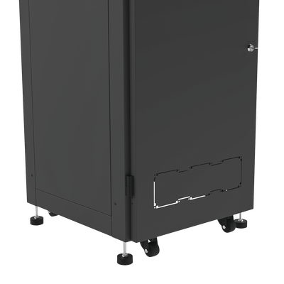 LINKEDPRO BY EPCOM - Gabinete Profesional para Telecomunicaciones de 19in, Instalación a Piso, 24UR, 600 mm Profundidad, Se envía el Gabinete Armado.