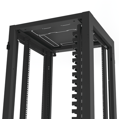 LINKEDPRO BY EPCOM - Gabinete para Telecomunicaciones Rack Estándar de 19", 42UR, 600 mm Ancho x 600 mm Profundidad. Fabricado en Acero, Se envía el Gabinete Armado.