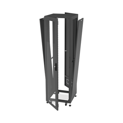 LINKEDPRO BY EPCOM - Gabinete para Telecomunicaciones Rack Estándar de 19", 42UR, 600 mm Ancho x 600 mm Profundidad. Fabricado en Acero, Se envía el Gabinete Armado.