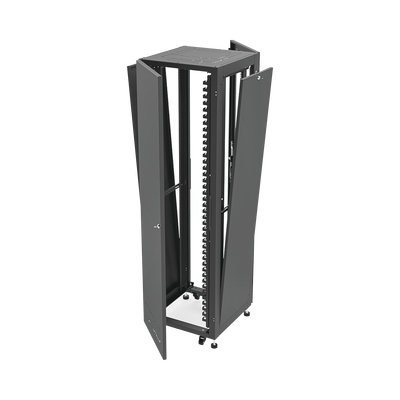 LINKEDPRO BY EPCOM - Gabinete para Telecomunicaciones Rack Estándar de 19", 42UR, 600 mm Ancho x 600 mm Profundidad. Fabricado en Acero, Se envía el Gabinete Armado.