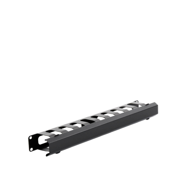 LINKEDPRO BY EPCOM - Organizador de Cables Horizontal de 1U para Rack de 19" con Cubierta Metálica