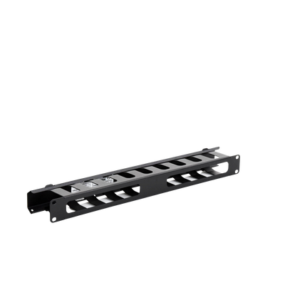 LINKEDPRO BY EPCOM - Organizador de Cables Horizontal de 1U para Rack de 19" con Cubierta Metálica