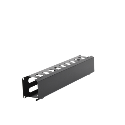 LINKEDPRO BY EPCOM - Organizador de Cables Horizontal de 2U para Rack de 19" con Cubierta Metálica