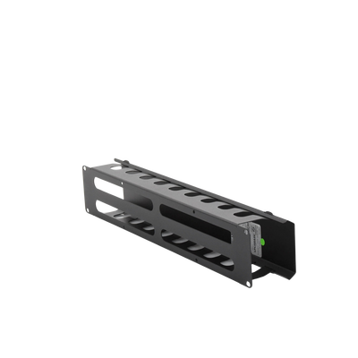 LINKEDPRO BY EPCOM - Organizador de Cables Horizontal de 2U para Rack de 19" con Cubierta Metálica