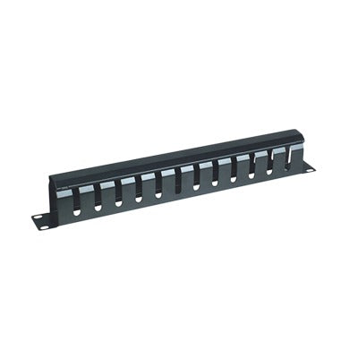 LINKEDPRO BY EPCOM - Organizador de Cables Horizontal de 1U para Rack de 19" con Cubierta Metálica