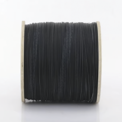 LINKEDPRO BY EPCOM - Carrete de 2 Kilómetros de Fibra Óptica Drop Plana, Interior/Exterior G.657A2 Monomodo de 1 Hilo (Unifibra), Dieléctrica, Forro Negro, Compatible con Conectores FASC, FASCUP, FASCLC