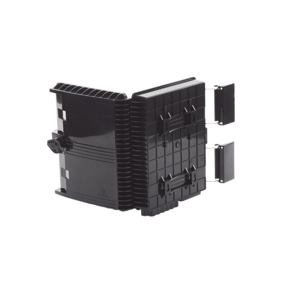 LINKEDPRO BY EPCOM - Cierre de Empalme para 24 Fusiones de Fibra Óptica, Interior/Exterior, con 8 Acopladores SC/APC y Splitter 1x8 SC/APC Incluido, IP65