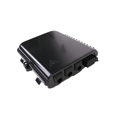 LINKEDPRO BY EPCOM - Cierre de Empalme para 24 fusiones de fibra óptica, Interior/Exterior, 3 Entradas para Cable Ø 6-12mm, con 8 acopladores SC/APC y splitter 1x8 SC/APC Incluido, IP65
