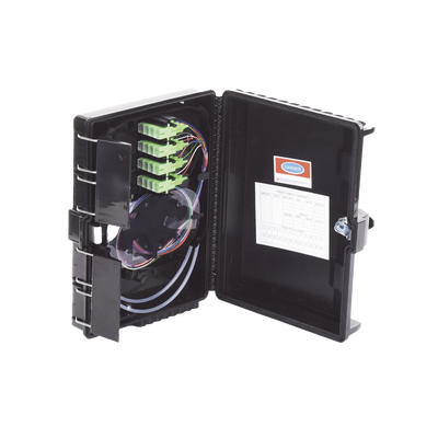 LINKEDPRO BY EPCOM - Cierre de Empalme para 24 Fusiones de Fibra Óptica, Interior/Exterior, con 16 Acopladores SC/APC y Splitter 1x16 SC/APC Incluido, IP65