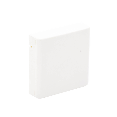LINKEDPRO BY EPCOM - Caja Terminal de Fibra Óptica (Roseta) con un Acoplador SC/APC, Color Blanco