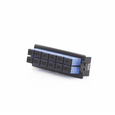 LINKEDPRO BY EPCOM - Placa Acopladora para Distribuidor de Fibra Óptica LP-ODF-8024, Incluye 12 Acopladores SC Simplex para Fibra Monomodo (12 Fibras)