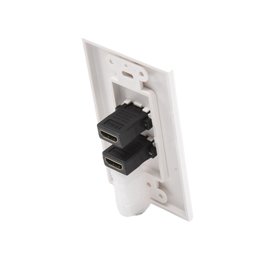 LINKEDPRO BY EPCOM - Placa de Pared de 2 Puertos HDMI Hembra a Hembra