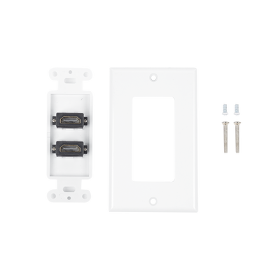 LINKEDPRO BY EPCOM - Placa de Pared de 2 Puertos HDMI Hembra a Hembra
