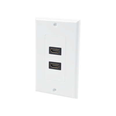 LINKEDPRO BY EPCOM - Placa de Pared de 2 Puertos HDMI Hembra a Hembra