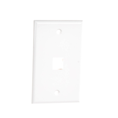 LINKEDPRO BY EPCOM - Placa de Pared de 1 Puerto, Keystone, Color Blanco