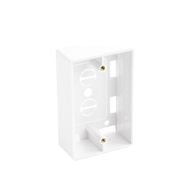 LINKEDPRO BY EPCOM - Caja de Pared Universal, Color blanco, Para montaje con Placas de Pared