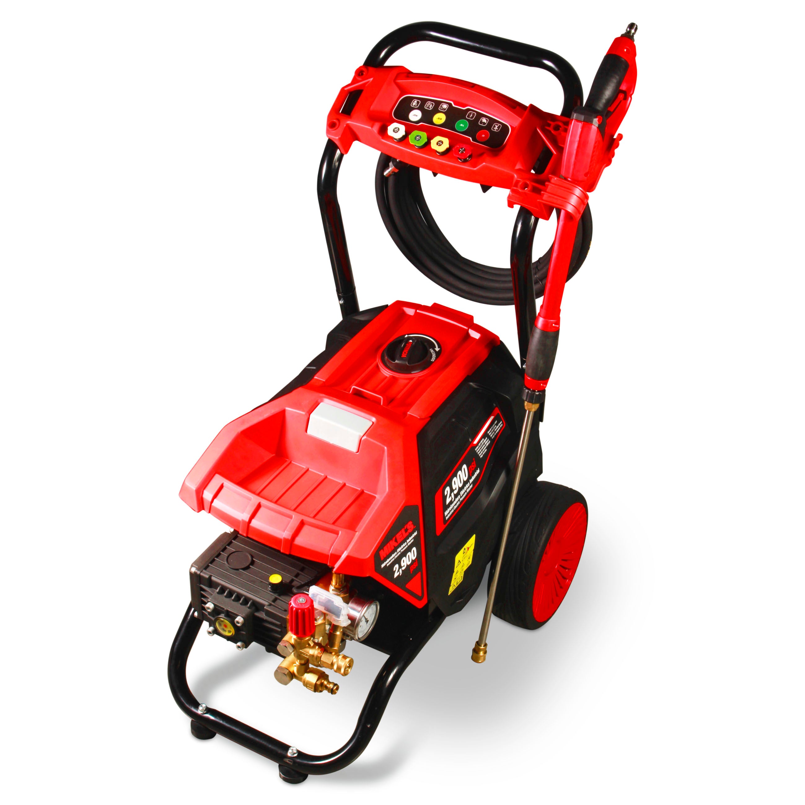 Hidrolavadora de alta presión eléctrica industrial (2,900 PSI / 7.5 HP)