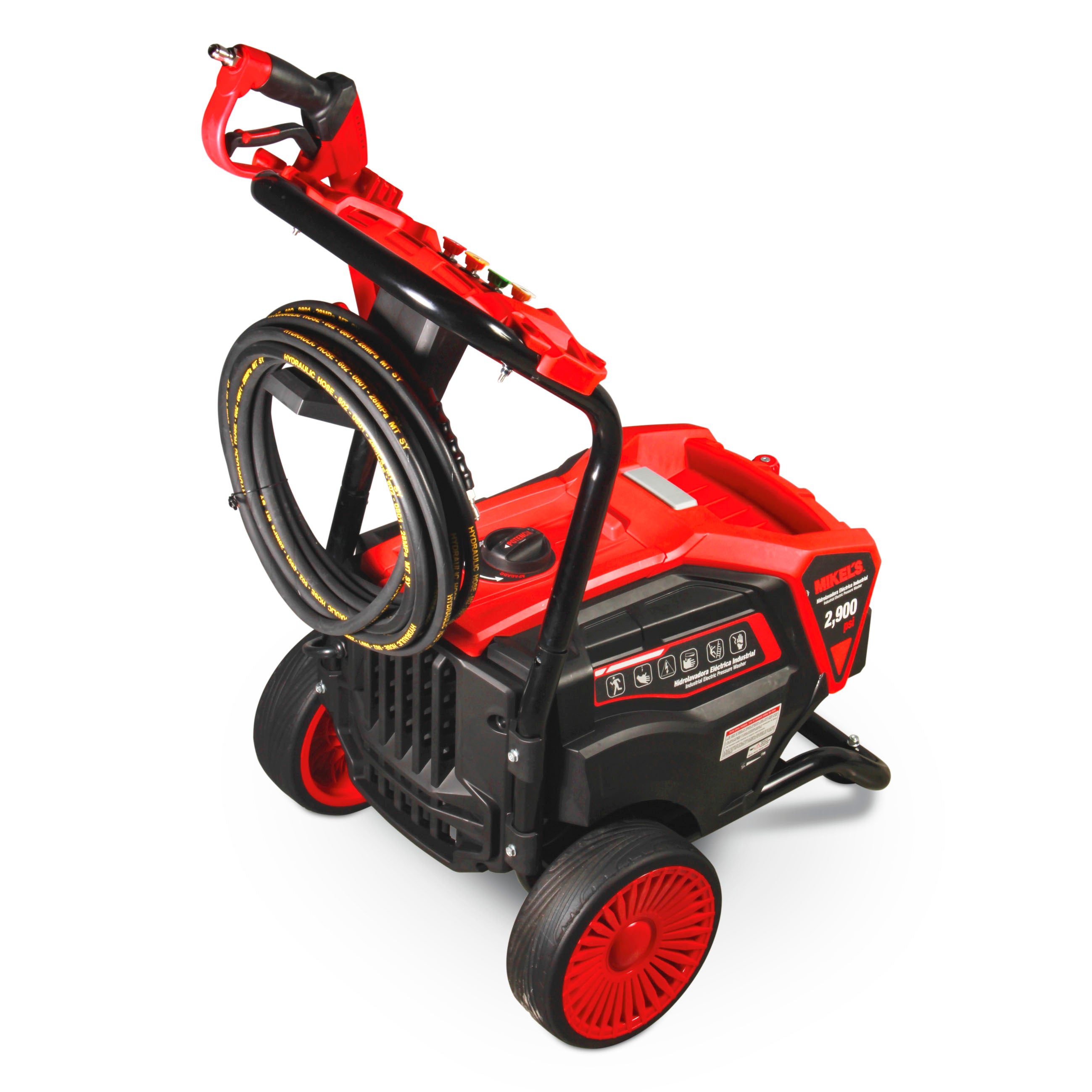 Hidrolavadora de alta presión eléctrica industrial (2,900 PSI / 7.5 HP)