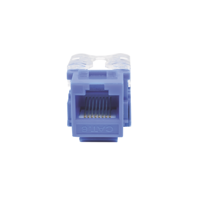 LINKEDPRO BY EPCOM - Módulo Jack 110 Cat6, Keystone para Faceplate - Color Azul
