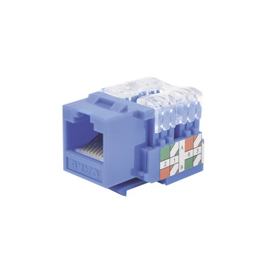 LINKEDPRO BY EPCOM - Módulo Jack 110 Cat6, Keystone para Faceplate - Color Azul