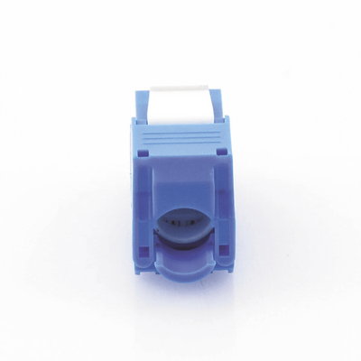 LINKEDPRO BY EPCOM - Módulo Jack Keystone Cat6 (Toolless), con Terminación en Ángulo 180 Grados Color Azul, Compatible con Faceplate y Patchpanel Linkedpro
