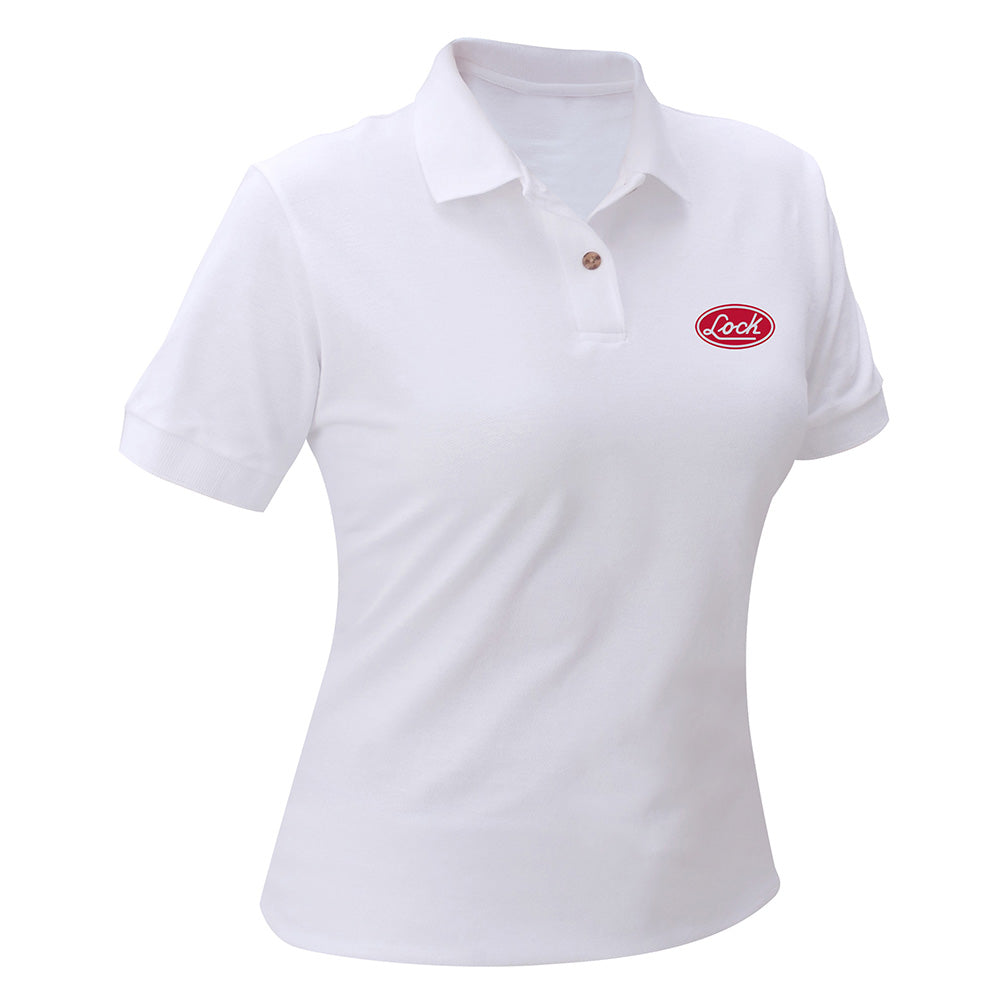 Lock - Playera polo dama blanca CH