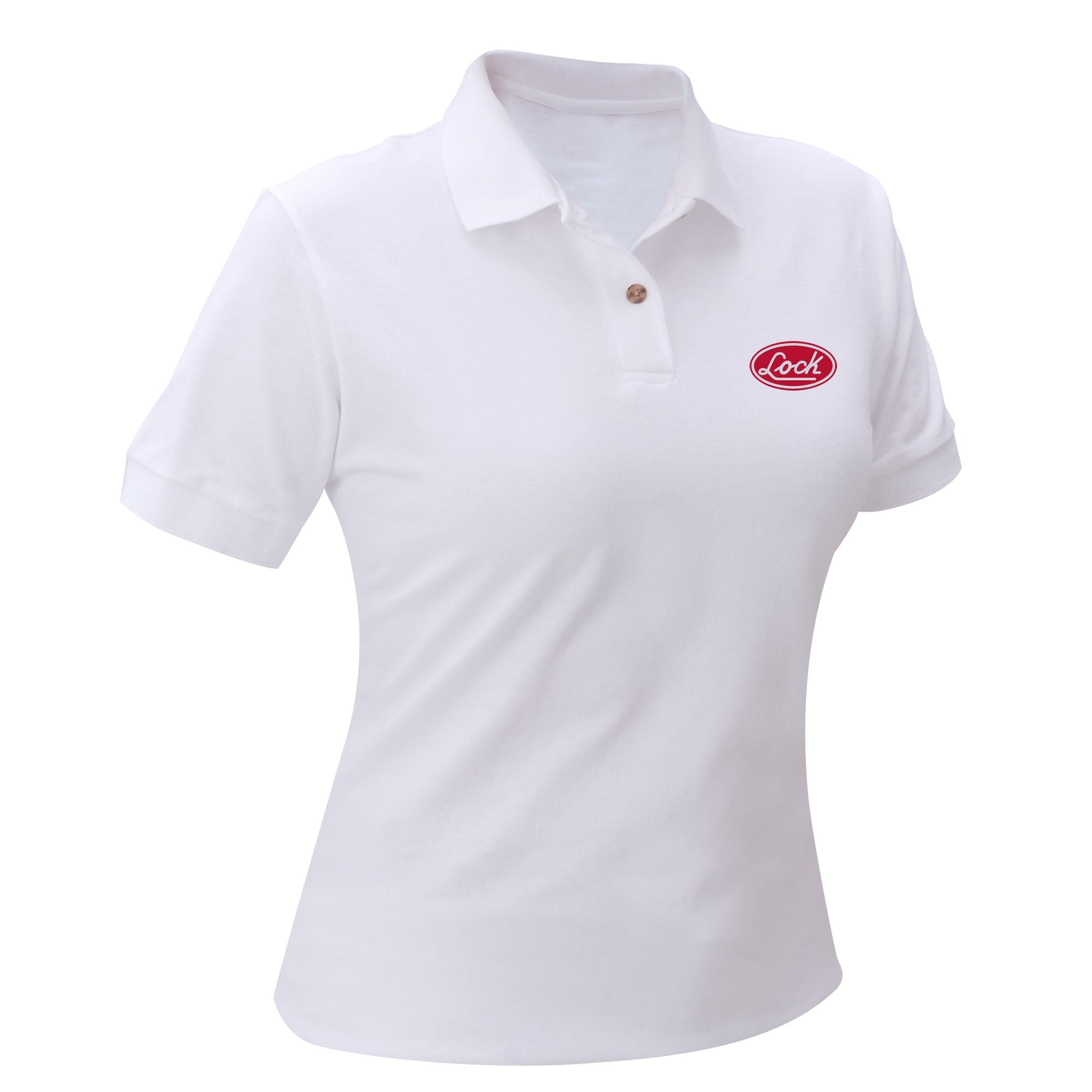Lock - Playera polo dama blanca M