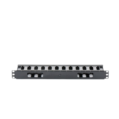 LINKEDPRO BY EPCOM - Organizador de Cables Horizontal de 1U para Rack de 19", Fabricado en Polímero Resistente a Deformaciones y Rayones