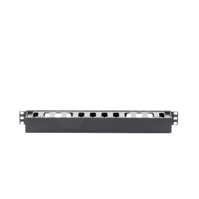 LINKEDPRO BY EPCOM - Organizador de Cables Horizontal de 1U para Rack de 19", Fabricado en Polímero Resistente a Deformaciones y Rayones