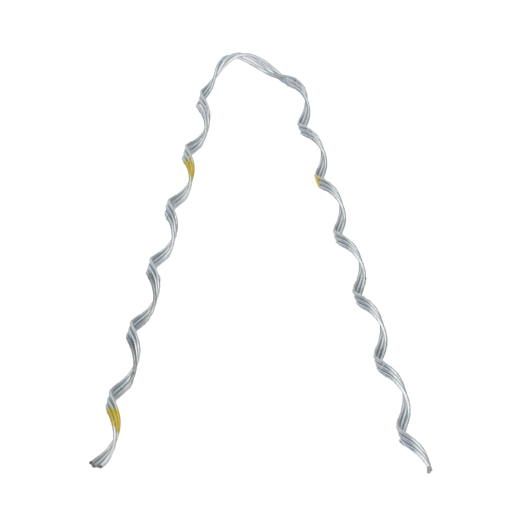 LINKEDPRO BY EPCOM - Remate Preformado de Acero Galvanizado para fibra Mini-ADSS diámetros 6 - 7 mm (Preformado con tecnología sin polvo abrasivo) Estructura de 3 Hilos