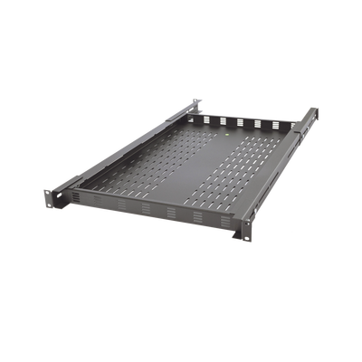 LINKEDPRO BY EPCOM - Charola Ventilada para Soportar Equipos en Rack, Profundidad Ajustable de 495 a 965 mm, 1U, Color Negro