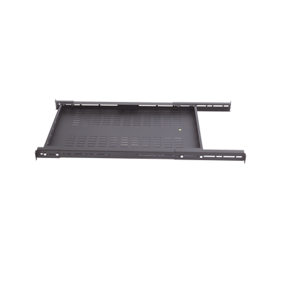LINKEDPRO BY EPCOM - Charola Ventilada para Soportar Equipos en Rack, Profundidad Ajustable de 495 a 965 mm, 1U, Color Negro