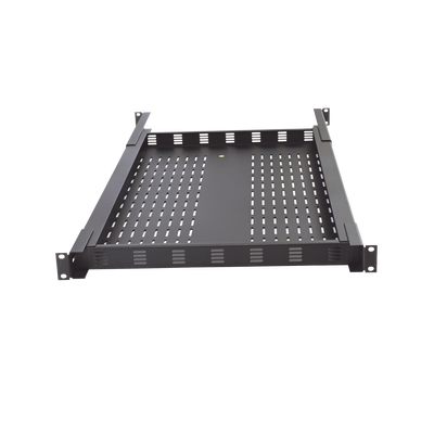 LINKEDPRO BY EPCOM - Charola Ventilada para Soportar Equipos en Rack, Profundidad Ajustable de 495 a 965 mm, 1U, Color Negro
