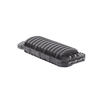 LINKEDPRO BY EPCOM - Caja de Distribución de Fibra Óptica Horizontal, hasta 96 Empalmes, Exterior IP68, 3 Puertos de Entrada y Salida