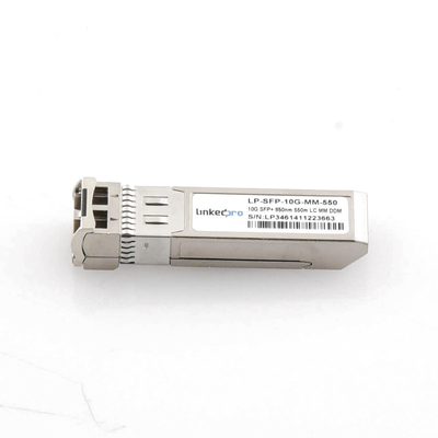 LINKEDPRO BY EPCOM - Transceptor Óptico SFP+ (Mini-Gbic) / Multimodo 850 nm / 10 Gbps / 10GBASE-SR / Conectores LC/UPC Dúplex / DDM / Hasta 550 m