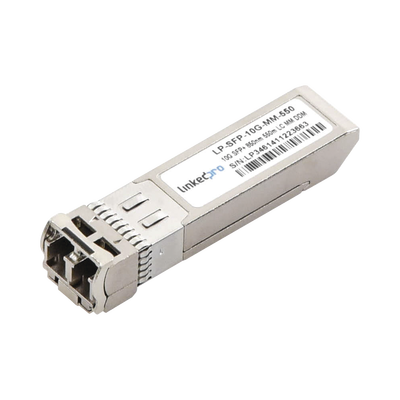 LINKEDPRO BY EPCOM - Transceptor Óptico SFP+ (Mini-Gbic) / Multimodo 850 nm / 10 Gbps / 10GBASE-SR / Conectores LC/UPC Dúplex / DDM / Hasta 550 m