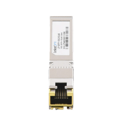 LINKEDPRO BY EPCOM - Transceptor Óptico SFP+ a RJ45 /10 Gbps / Conector RJ45 / 10GBASE-T / Distancia de hasta 30 m.