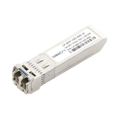 LINKEDPRO BY EPCOM - Transceptor Óptico SFP+ (Mini-Gbic) / Monomodo 1310 nm / 10 Gbps / 10GBASE-LR / Conectores LC/UPC Dúplex / DDM / Hasta 10 km