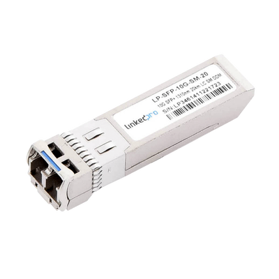 LINKEDPRO BY EPCOM - Transceptor Óptico SFP+ (Mini-Gbic) / Monomodo 1310 nm / 10 Gbps / 10GBASE-LR / Conectores LC/UPC Dúplex / DDM / Hasta 20 km
