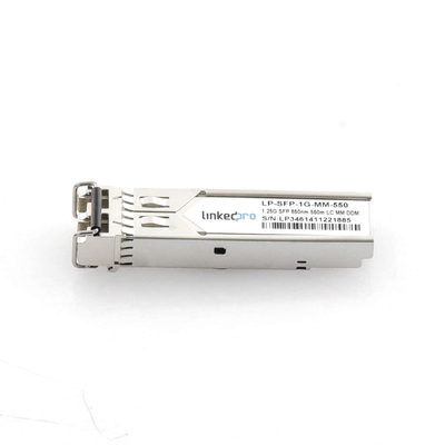 LINKEDPRO BY EPCOM - Transceptor Óptico SFP (Mini-Gbic) / Multimodo 850 nm / 1.25 Gbps / 1000BASE-SX / Conectores LC/UPC Dúplex / DDM / Hasta 550 m
