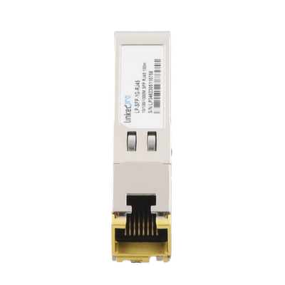 LINKEDPRO BY EPCOM - Transceptor Óptico SFP a RJ45 / Auto negociación 10/100/1000 Mbps / Conector RJ45 / 1000BASE-T / Distancia de hasta 100 m.