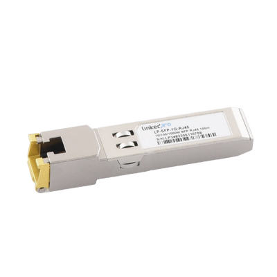 LINKEDPRO BY EPCOM - Transceptor Óptico SFP a RJ45 / Auto negociación 10/100/1000 Mbps / Conector RJ45 / 1000BASE-T / Distancia de hasta 100 m.