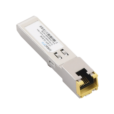LINKEDPRO BY EPCOM - Transceptor Óptico SFP a RJ45 / Auto negociación 10/100/1000 Mbps / Conector RJ45 / 1000BASE-T / Distancia de hasta 100 m.