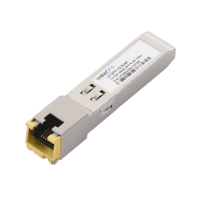 LINKEDPRO BY EPCOM - Transceptor Óptico SFP a RJ45 / Auto negociación 10/100/1000 Mbps / Conector RJ45 / 1000BASE-T / Distancia de hasta 100 m.